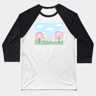 Blooming orchard Baseball T-Shirt